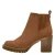 ONLY Onlbarbara chelsea boots met blokhak – cognac
