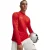 Puma Heren Team Final trainingsfleece met kwartritssluiting (Rood)
