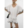 VERO MODA top wit broderie