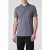 Paul Smith Mens Reg Fit Half Zip Polo Slate