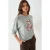 Geprinte Crew Neck Langmouw Sweatshirt