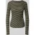 Vero Moda Shirt met lange mouwen met zijwaartse plooien
