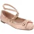 Valentino Rockstud Satijnen Ballerina’s Nude