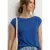 Basic shirt met boothals