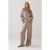 Summum Woman Trousers Crinkle Satin Funghi