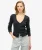 Essential top met Knopen en Lange Mouwen Blauw