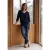 Mid Waist Straight Leg Jeans – Casual Fit