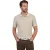 Korte mouw v-hals Genti polo  beige
