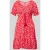 Apricot Mini-jurk van viscose met sierkwastjes en smokdetails