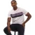 Weekend Offender Heren Kruiswoord Kleurblok T-shirt (Wit)