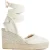 LK Bennett Sofia Frayed Espadrilles Ecru
