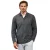 Asquith & Fox Heren Katoenen Blend Sweatshirt met ritssluiting (Houtskool)