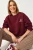 Geborduurd Crop Sweatshirt met Strik