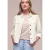 Street One Dames Denim jack met knoopsluiting en borduursel in Beige