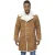 Heren warme schapenvacht trenchcoat-Managua
