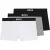 Boss Heren Bodywear Logo Boxershorts (Set van 3) (Zwart/Grijs/Natuur)