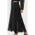 AllSaints Micaela Pleat Skirt Black
