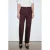 Mango regular waist straight leg jeans – donkerrood
