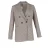 Brunello Cucinelli double-breasted blazer met pied-de-poulepatroon in beige wol