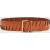 AllSaints Weslie Wide Belt Cognac