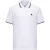 Pretty Green Heren Barton Korte Mouwen Polo Shirt (Wit)