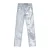 Indian Blue Jeans coated straight leg jeans zilver metallic