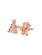 Hey Happiness Oorbellen ‘Merry Duo’  rose-goud