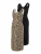 MAMALICIOUS Jurk ‘Sannie’  beige / bruin / cognac / zwart