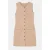 TRENDYOLMİLLA Dames Beige Effen Kort / Mini Mouwloos Casual Blousejurk Jurken