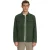 No Excess Overshirt full button heavy tweed b moss
