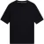 Ted Baker Heren Torrent Wollen Mix Geribd Raglan T-shirt (Marine)