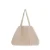 Manfield suede shopper beige