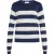 usha Jumper Dames marine wit