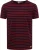 Armor-Lux T-Shirt Strepen Navy Rood