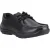 Hush Puppies Mackenzie Wallabee Leren Zwarte Veterschoenen Voor Jongens