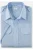 OLYMP Tendenz Comfort Fit Piloot shirt Korte mouw blauw