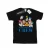Disney Heren Mickey Mouse Disney Vrienden T-Shirt (Zwart)