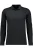 RAGMAN Soft Knit Poloshirt lange mouw zwart, Effen