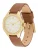 DKNY Analoog horloge  bruin / goud / wit