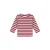 A Tiny Story gestreepte longsleeve – donkerrood/lichtroze