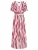 HotSquash Jurk  pink / rood / wit