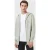 AllSaints Mode Merino Zip Hood Slate Green