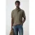 Mango Man regular fit gebreide piqué polo – middengrijs