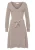 LASCANA Gebreide jurk  donkerbeige