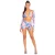 Missy Empire Bikinitop met lange mouwen voor dames (Roze)