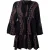 AllSaints Adella Leticia Dress Black Multi