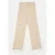Hoge Taille Katoenen Poplin Rechte Broek