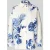FYNCH-HATTON Regular fit blouse in all-over look model ‘BATWING TROPICS’