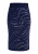usha BLACK LABEL Rok  marine / zilver