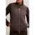 Reiss Knitted Hybrid Jacket Chocolate Brown